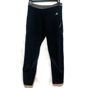 ADIDAS OWN THE RUN Women’s 3/4 Black Split Hem leggings